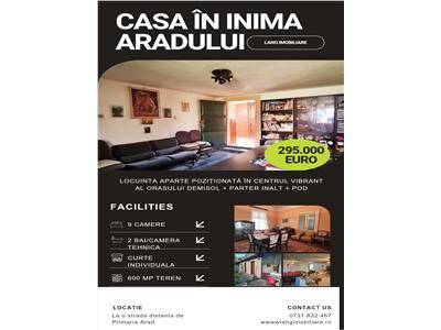 CASA DEOSEBITA IN ZONA CENTRALA